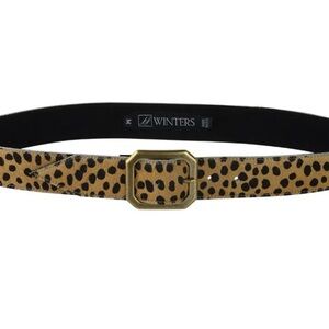 JJ Winters Kylie Cheetah Belt Size Large
